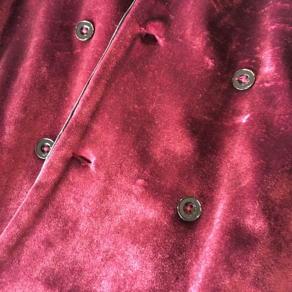 NWT Velour Blazer - Picture 3 of 4